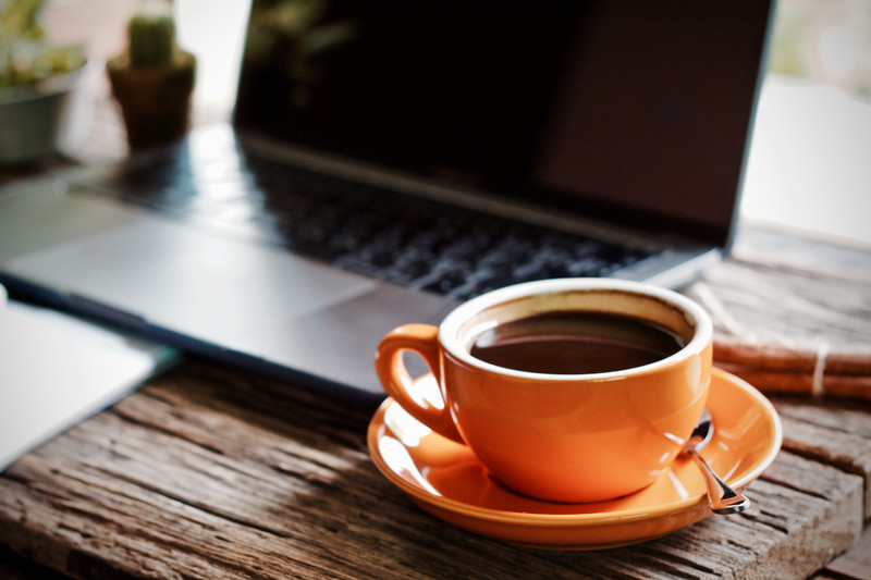 Coffee conversation couragous flyer