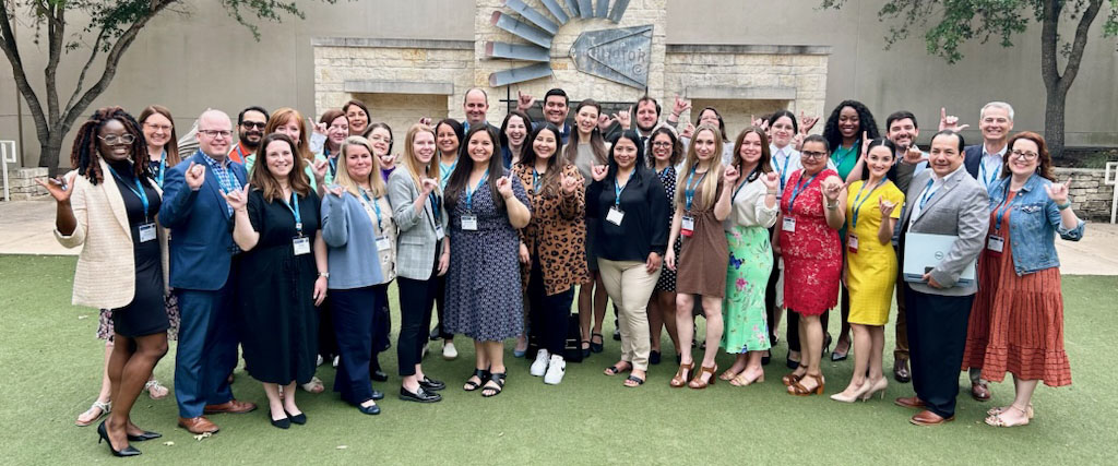 Alumni and Advancement team at CASE Conference 