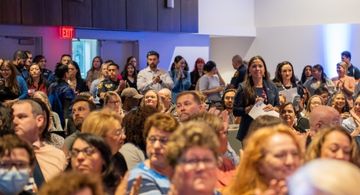 Crowd at a UTSA event.