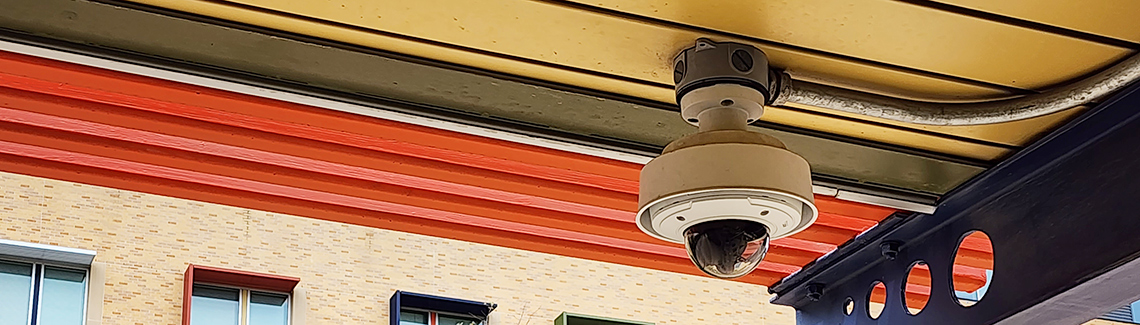 Outdoor security camera.