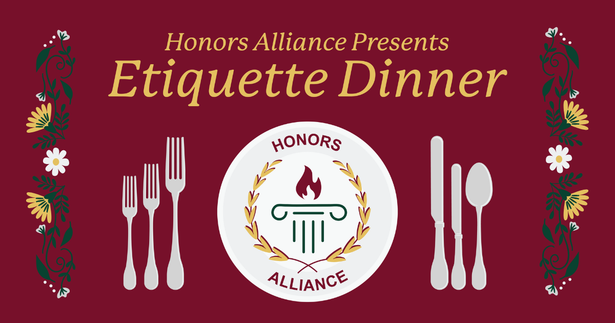 Etiquette Dinner Text