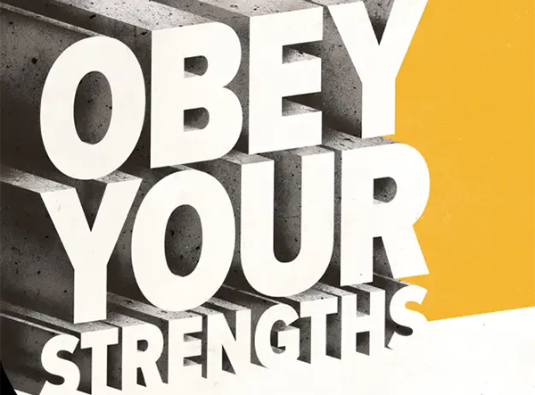 Obey your strengths logo