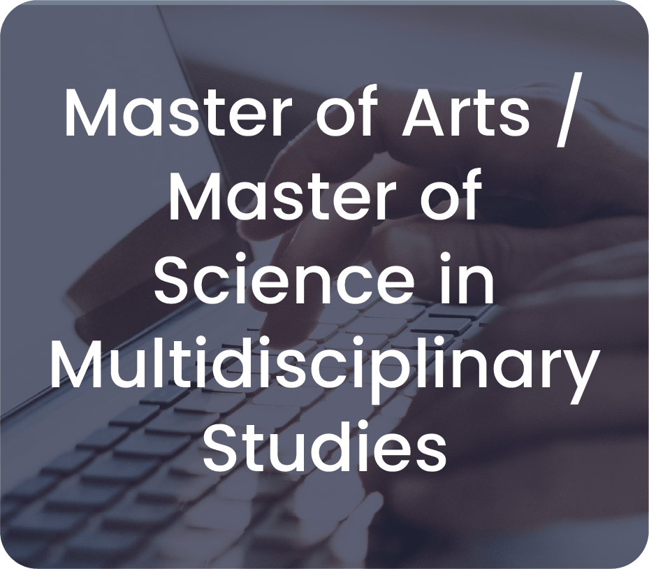 UTSA Online Master of Arts/Science in Multidisciplinary Studies