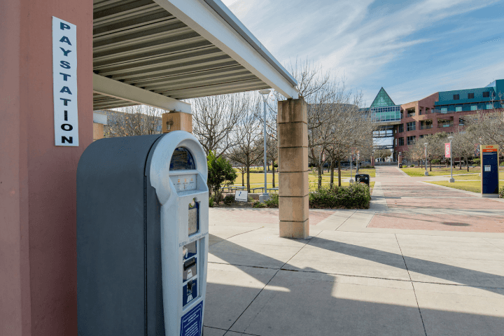 Downtown campus parking garage