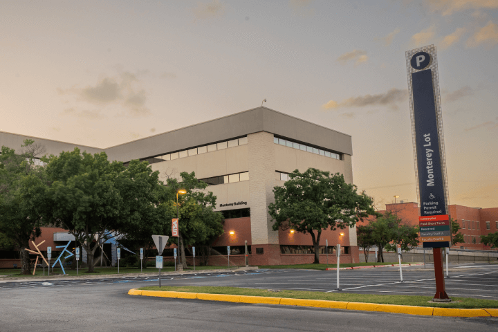 Parking lot full of cars