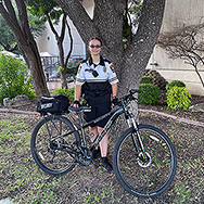 Rolling into Campus: Officers Earn Bike Patrol Certification