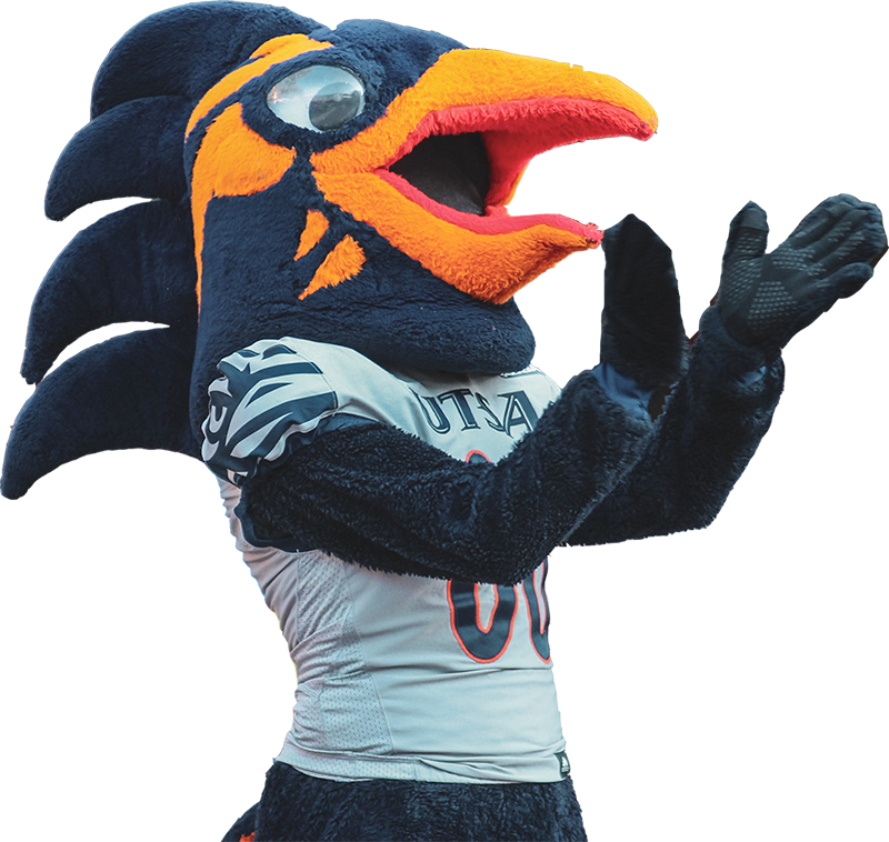Rowdy clapping in football uniform