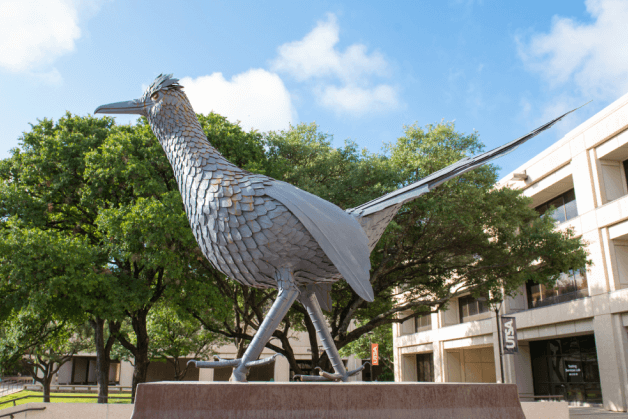 University Rowdy Statue